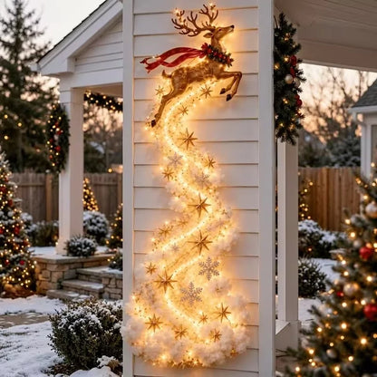 Christmas Magic Trail Wall Light – 3D LED Holiday Scene