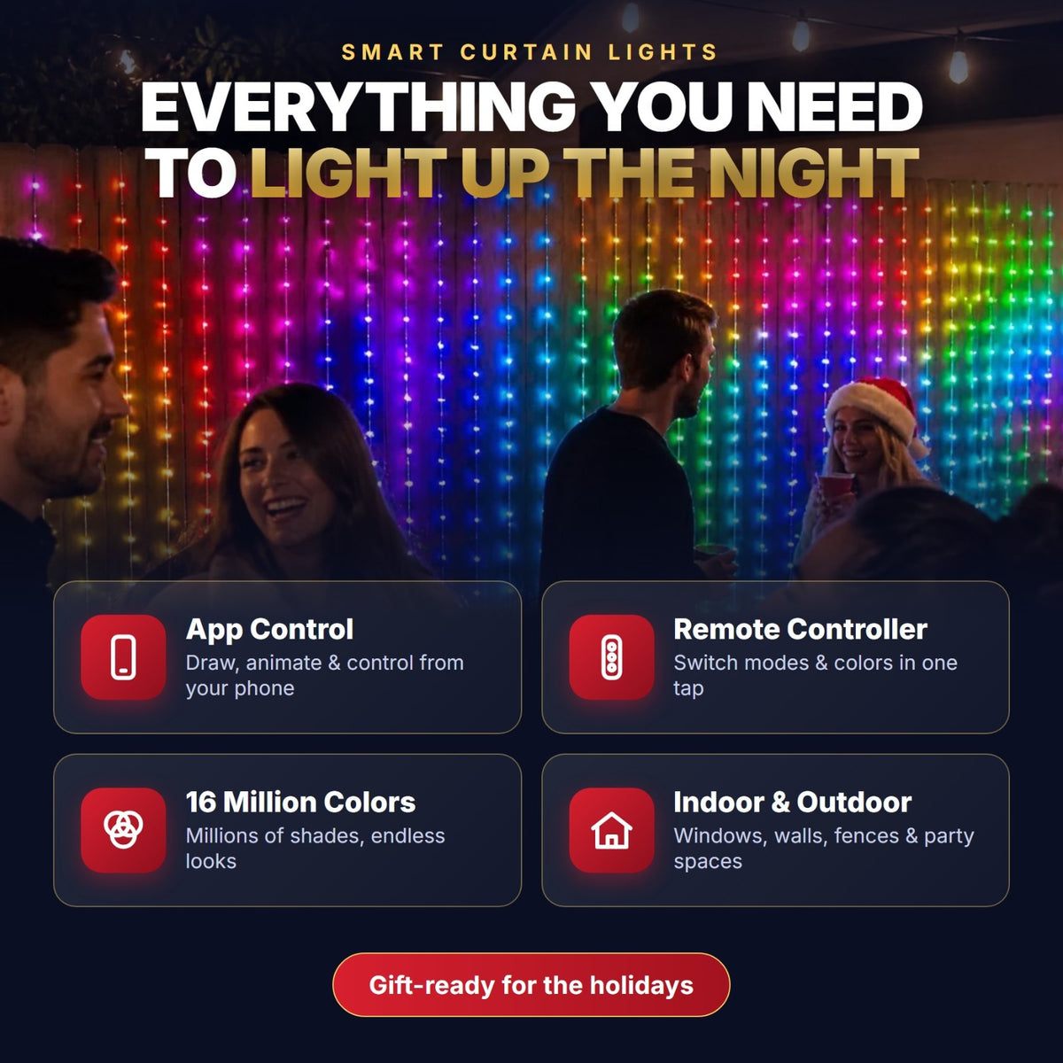 App control, remote, 16 million colors, indoor and outdoor